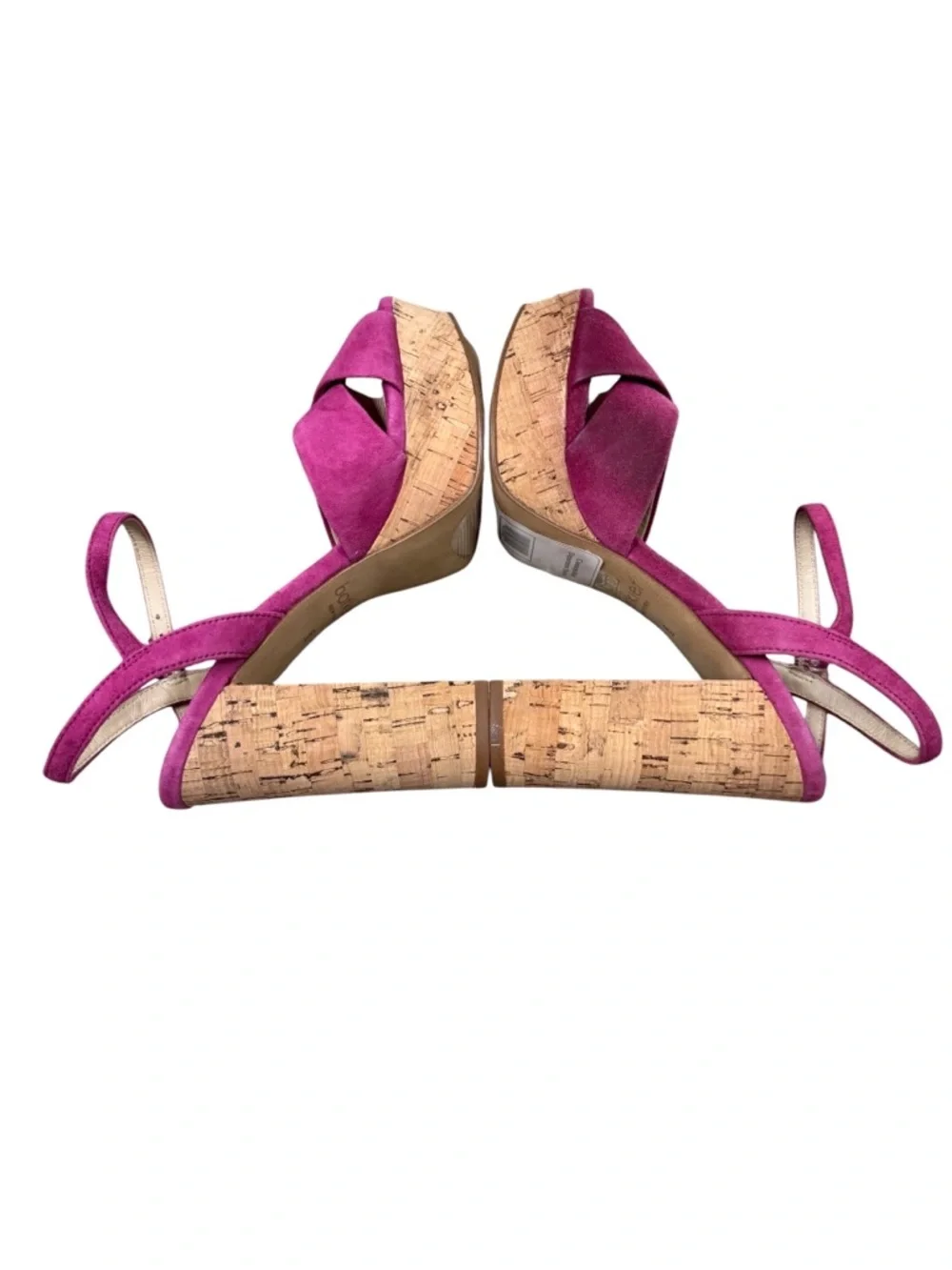 Botkier New York | Plateau Suede High-Heel Platform Sandals in Azalea Pink - NWT